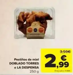 Carrefour DOBLADO TORRES o LA DESPENSA Pestiños de miel oferta