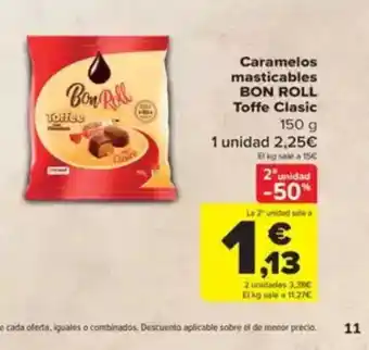 Carrefour BON ROLL Caramelos masticables oferta