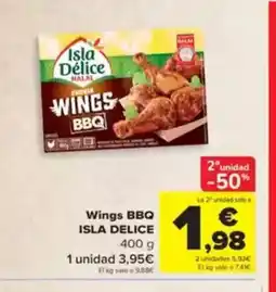 Carrefour ISLA DELICE Wings BBQ oferta