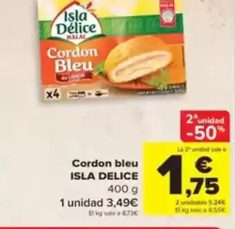 Carrefour ISLA DELICE Cordon bleu oferta