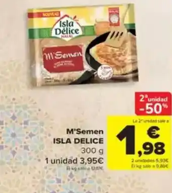 Carrefour ISLA DELICE M'Semen oferta