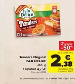 Carrefour ISLA DELICE Tenders Original oferta