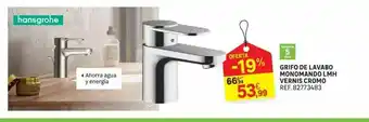 Leroy Merlin Grifo De Lavabo Monomando Lmh Vernis Cromo oferta