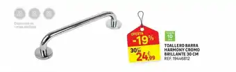 Leroy Merlin Toallero Barra Harmony Cromo Brillante 30 Cm oferta