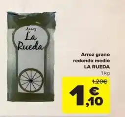 Carrefour LA RUEDA Arroz grano redondo medio oferta