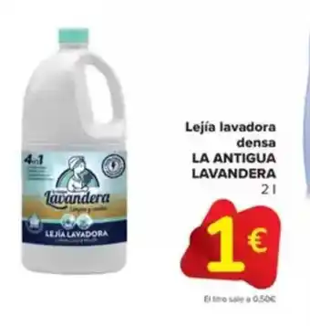 Carrefour LA ANTIGUA LAVANDERA Lejia lavadora densa oferta