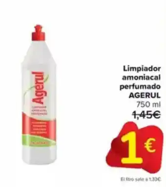 Carrefour AGERUL Limpiador amoniacal perfumado oferta