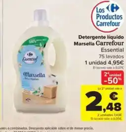 Carrefour Detergente líquido Marsella Carrefour oferta