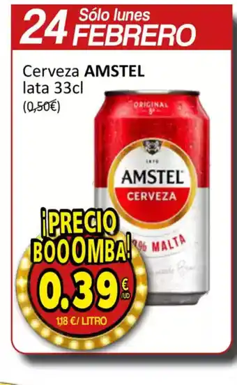 SPAR AMSTEL Cerveza oferta