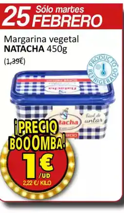 SPAR NATACHA Margarina vegetal oferta