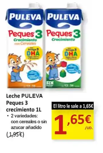 SPAR PULEVA Peques 3 crecimiento oferta