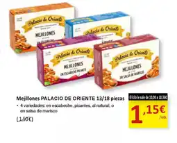 SPAR PALACIO DE ORIENTE Mejillones oferta