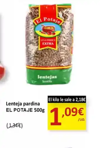 SPAR EL POTAJE Lenteja pardina oferta