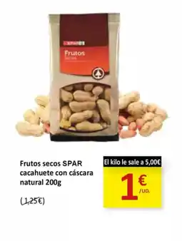 SPAR SPAR Frutos secos cacahuete con cáscara oferta