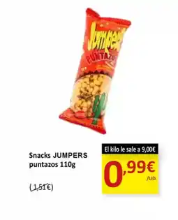 SPAR JUMPERS Snacks puntazos oferta