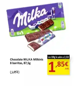 SPAR MILKA Chocolate Milkinis oferta