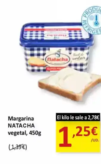 SPAR NATACHA Margarina vegetal oferta