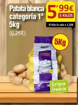 SPAR Patata blanca categoría 1 oferta