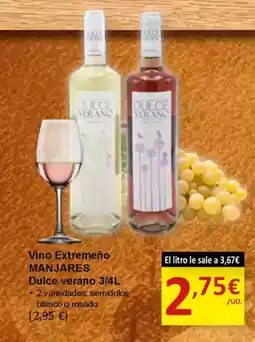 SPAR MANJARES Vino Extremeño oferta