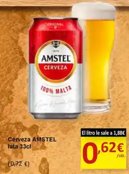 SPAR AMSTEL Cerveza oferta