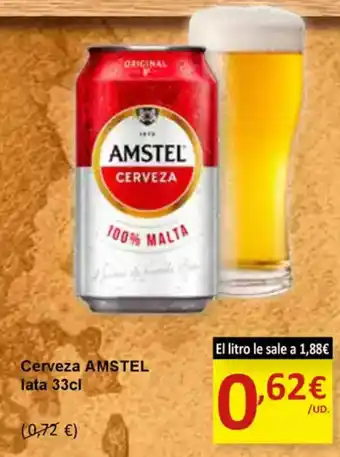 SPAR AMSTEL Cerveza oferta