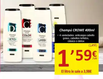 SPAR CROWE Champú oferta