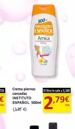 SPAR INSTITUTO ESPAÑOL Crema piernas cansadas oferta