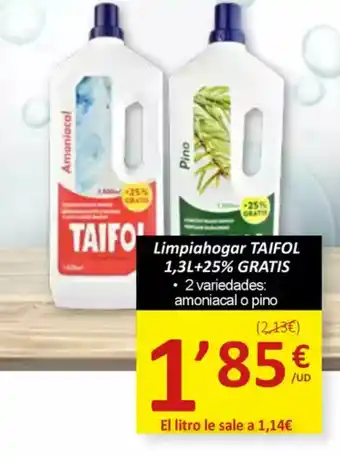 SPAR TAIFOL Limpiahogar oferta