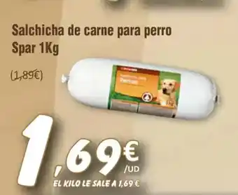 SPAR Salchicha de carne para perro oferta