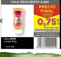 SPAR SPAR Salsa oferta