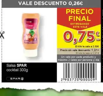 SPAR SPAR Salsa oferta