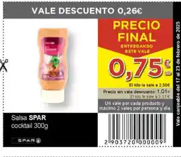 SPAR SPAR Salsa cocktail oferta