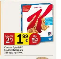 Supermercados Charter KELLOGG'S Cereals Special K Clàssic oferta