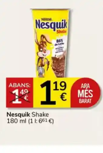 Supermercados Charter NESQUIK Shake oferta