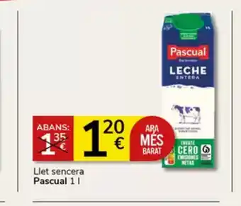 Supermercados Charter PASCUAL Llet sencera oferta