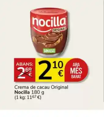 Supermercados Charter NOCILLA Crema de cacau Original oferta