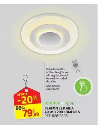 Leroy Merlin Plafón Led Aria 40 W 3.200 Lúmenes oferta