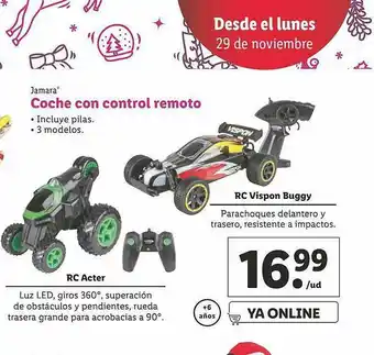 Lidl Jamara Coche Con Control Remoto oferta