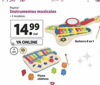 Lidl Playtive Instrumentos Musicales oferta