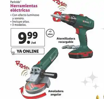 Lidl Parkside Herramientas Eléctricas oferta