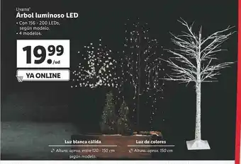 Lidl Livarno árbol Luminoso Led oferta