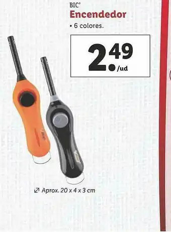 Lidl Bic Encendedor oferta