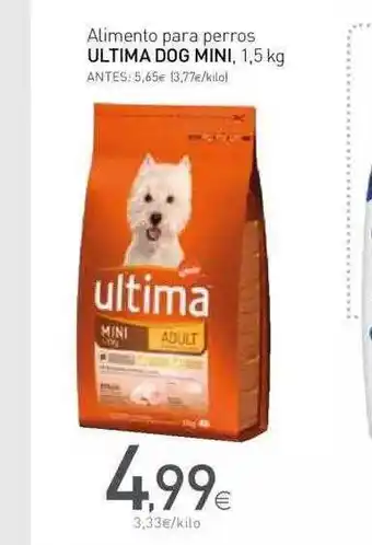 Condis Ultima Dog Mini Alimento Para Perros 1,5kg oferta