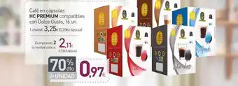 Condis HC Premium Café en cápsulas compatibles con Dolce Gusto 16un. oferta