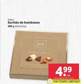 Lidl Hamlet Surtido De Bombones oferta
