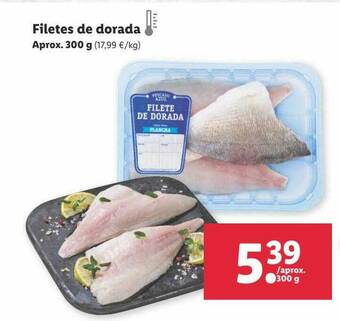 Lidl Filetes De Dorada oferta