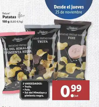 Lidl Deluxe Patatas oferta