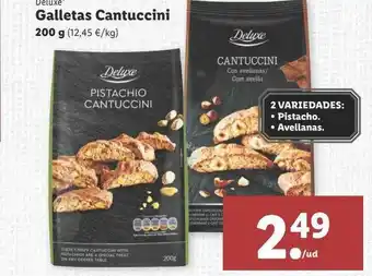 Lidl Deluxe Galletas Cantuccini oferta