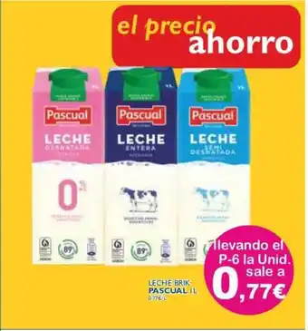 Supermercados La Despensa Pascual Leche Brik 1L oferta