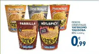 Supermercados La Despensa Yatekomo Yakisoba Fideos Orientales 60g oferta